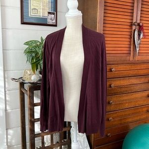 Classic burgundy color Old Navy cardigan, size XL